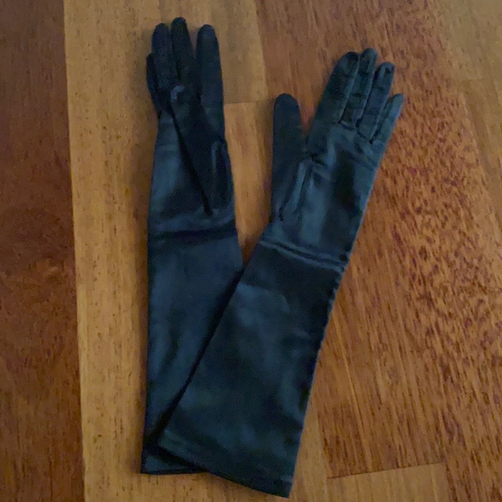 Vintage Van Raalte Satin Gloves
